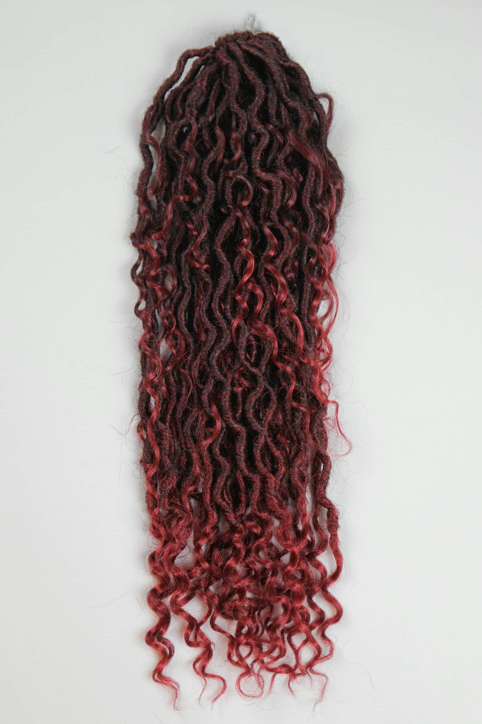 River Locs #1b/Burgundy | Naturliga, mjuka dreadlocks – FOS Hair ...