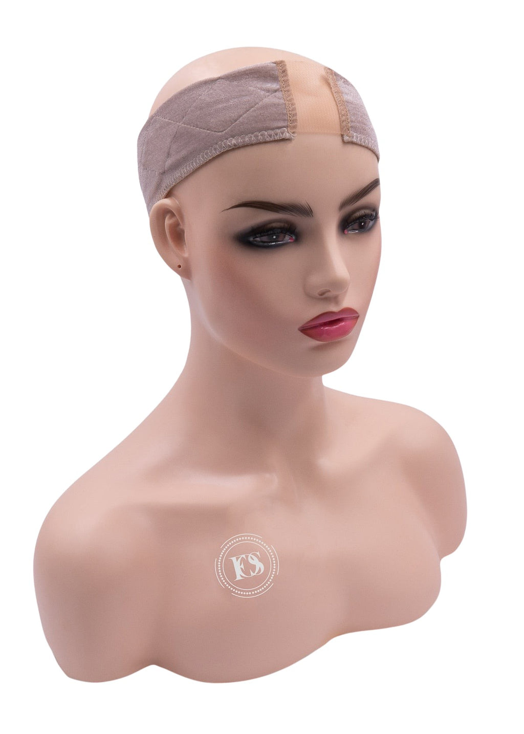 Wig Grip beige sammet bra grepp peruk