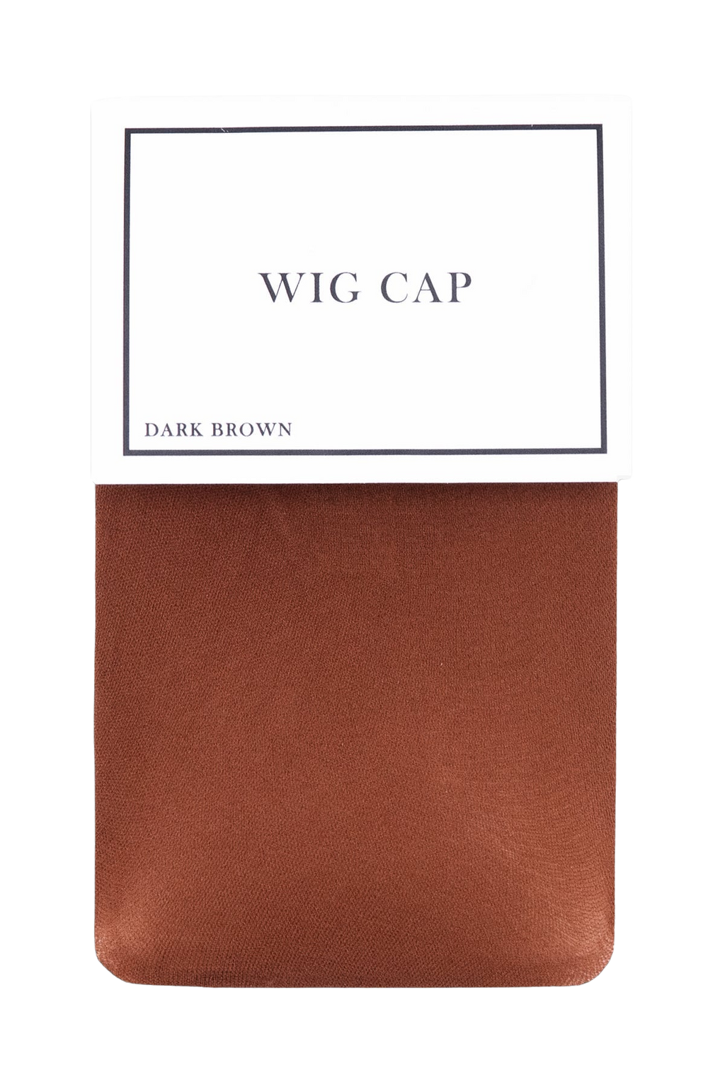 Dark brown Wig cap, peruknät för att skydda ditt naturliga hår under din peruk.