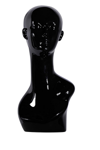 MANNEQUIN HEAD - BLACK