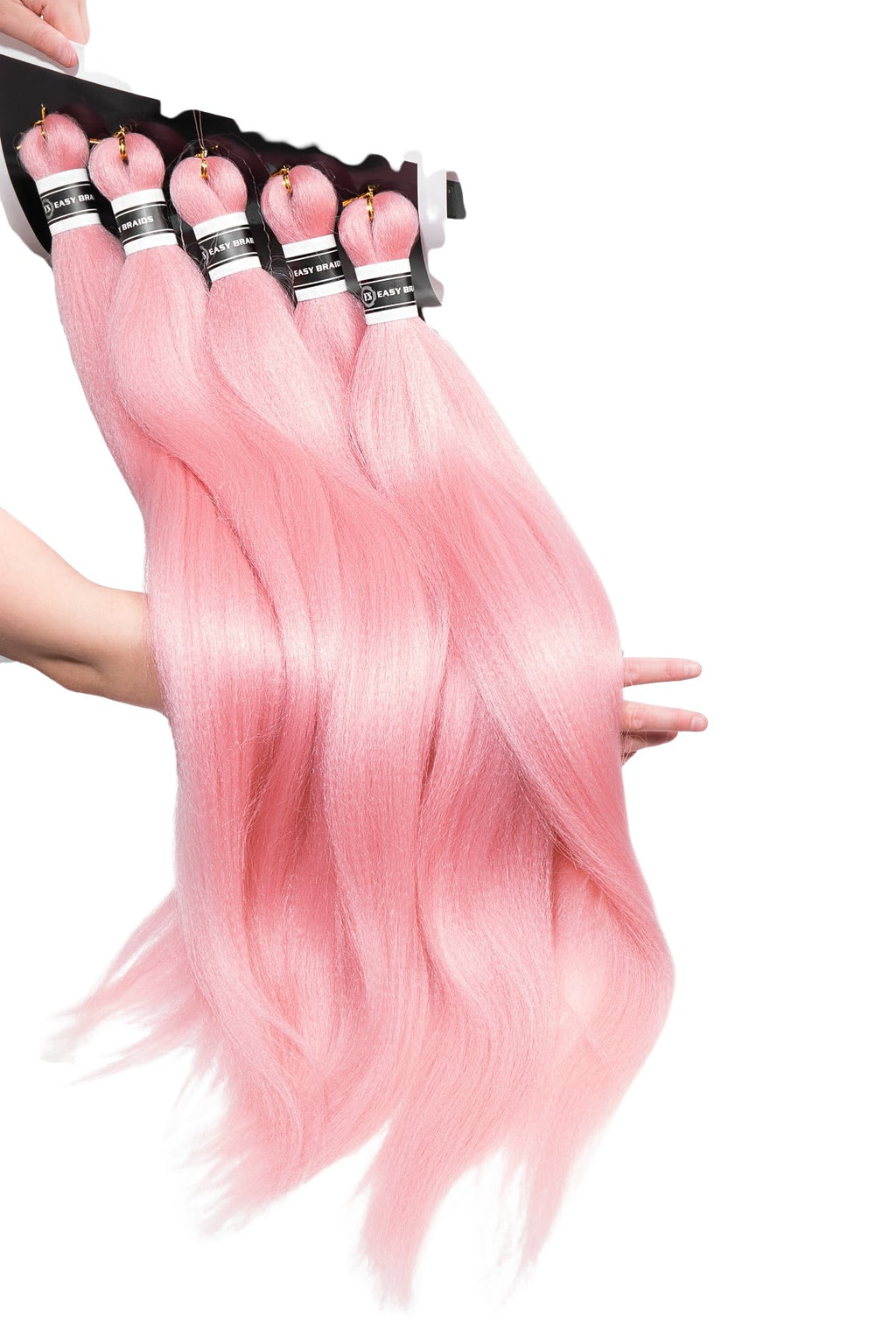 Easy braids flätningshår i syntetfiber med silkeslen glans.