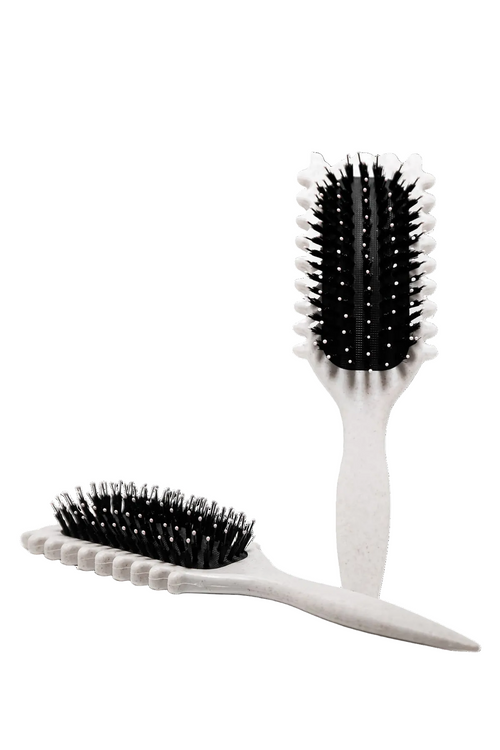 Beigea Bounce Curl Define Brushes. stylingborste för naturliga lockar och krullar, för ett  frizzfritt och definierat hår.