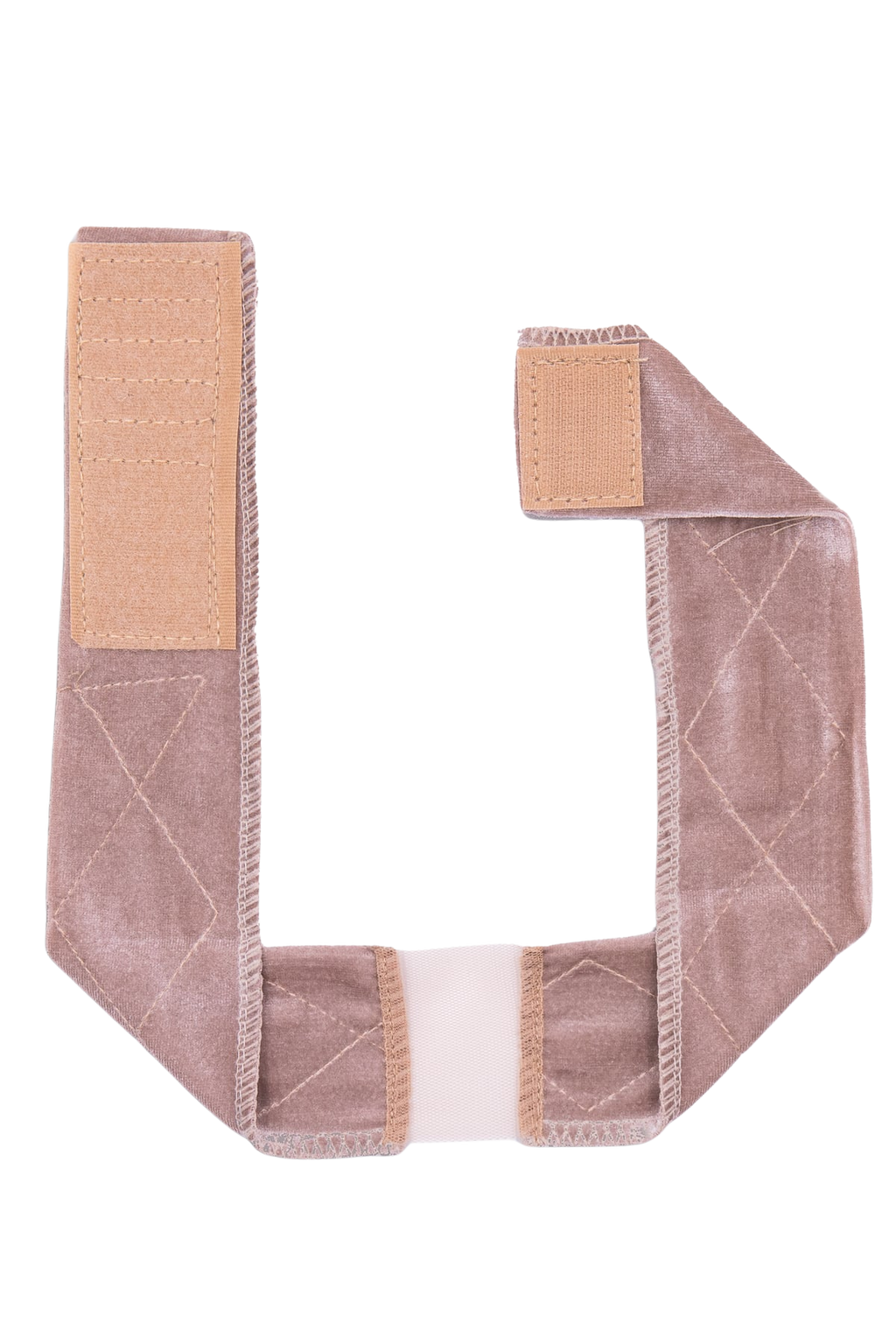 Wig Grip i sammet velvet ljusbrun beige.
