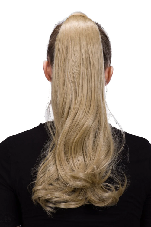 hästsvans wavy ponytail löshår syntetiskt håruppsättning inspo