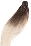 Pro tejp löshår i kall blond balayage, äkta Remy-hår med naturlig glans för fyllig och sömlös hårförlängning.
