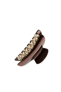 HAIR CLAW - METALLIC BRONZE