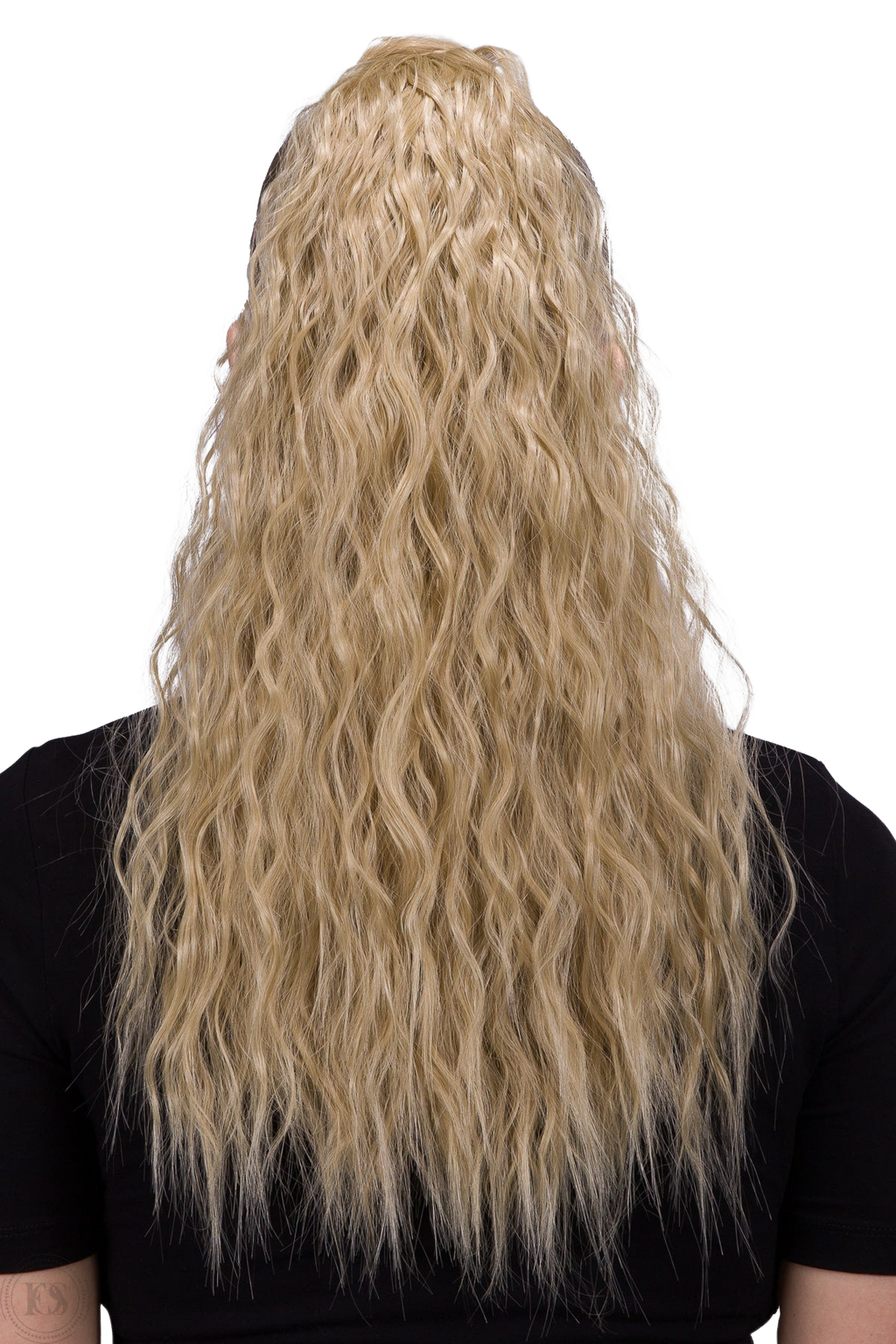 hästsvans curly syntetiskt löshår extension ponytail clip in