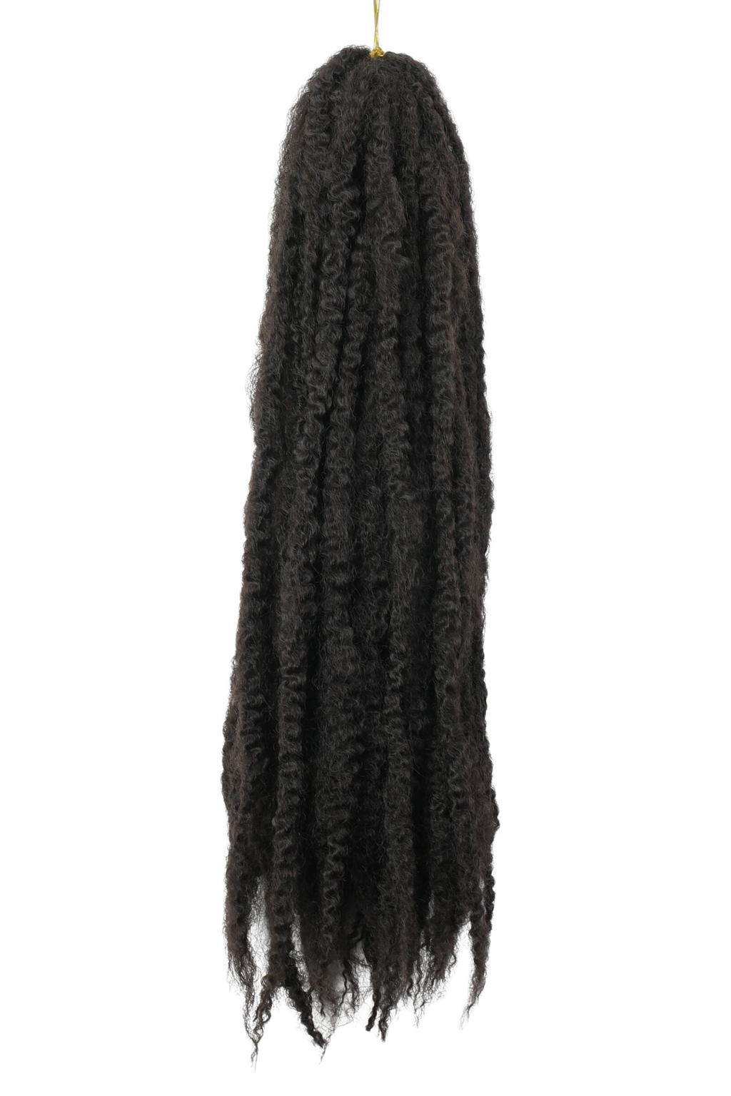 Afro kinky dread hair.