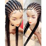 Cornrow Wig ,box Braided Lace Wig