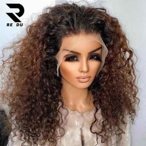 New Women Colored Curly Wig Front Hot Selling Frontal Wig Hair Wigs