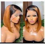 2 Tone (1B/30) Glueless C Frontal Bob Wig