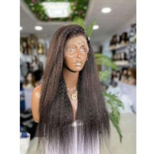 Heat Resistant T-Frontal Kinky-straight-yaki-hair-wig