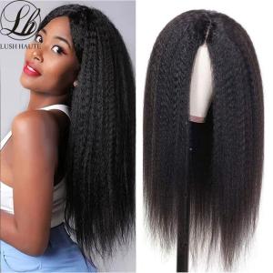 220% Density Kinky Yaki Straight S C S Natural Black For