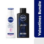 NIVEA His & Hers Body Pack: Perfect And Radiant Body Lotion for Women - 400ml, Deep Body Lotion For Men - 400ml