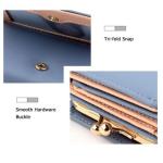 1pc Women's PU Short Multifunction Snap Wallet